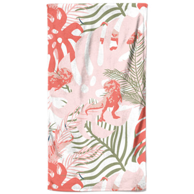Zavvi Jurassic World Tropical T Rex Beach Towel from B&Q