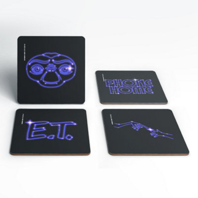 B&Q -  E.t. The Extra Terrestrial Celestial Corkbacked Coaster Set