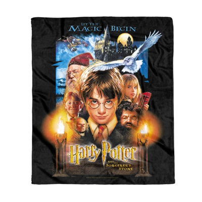 B&Q -  Harry Potter Sorcerer's Stone Fleece Blanket