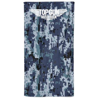 Zavvi Top Gun Maverick Pixel Camo Beach Towel from B&Q