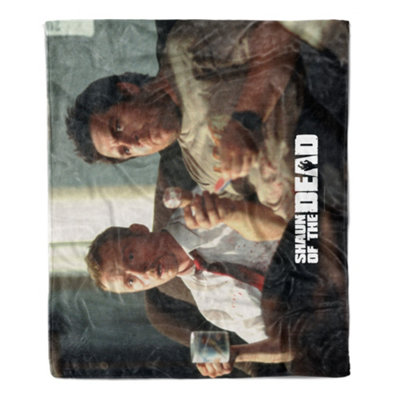 Zavvi Shaun Of The Dead Crisis Worsens Fleece Blanket from B&Q