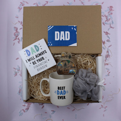  - Dad Treat Gift BoxMug & Scrub Set
