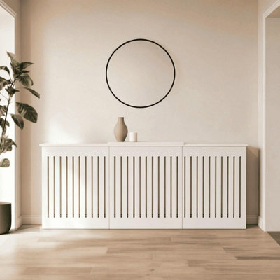 B&Q -  Loxley Ext Radiator Cover Mdf Wooden Home Decorative Modern Design