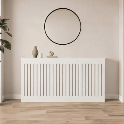 B&Q -  Loxley Extra Large Radiator Cover Mdf Wooden Home Decorative Modern Design