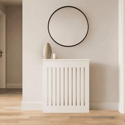 B&Q -  Loxley Small Radiator Cover Mdf Wooden Home Decorative Modern Design