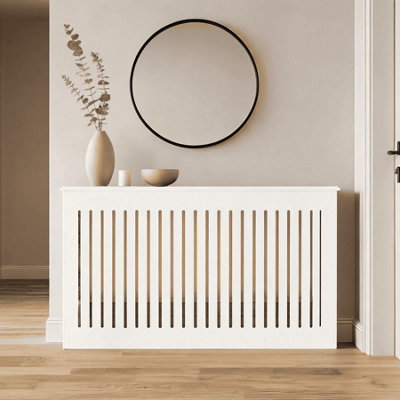 B&Q -  Loxley Large Radiator Cover Mdf Wooden Home Decorative Modern Design