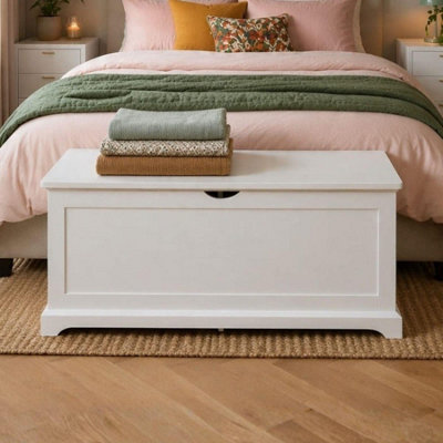 Home Source Bromwell Storage Box White - White - Image 4