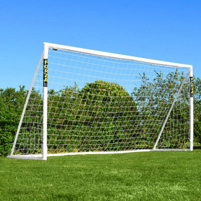Forza 12 Ft X 6 Ft Football Goal All Weather Upvc Garden Goals With Quick And Easy AssemblyOptional Training Target Sheet & from B&Q