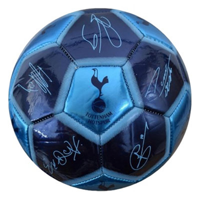 Tottenham Hotspur Fc Spurs Printed Signature Mini Football Blue (1) from B&Q