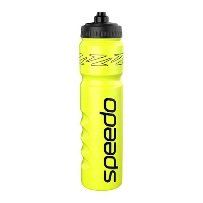 B&Q Yellow/Black Speedo Logo Water Bottle (One ) 1L