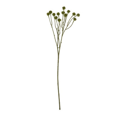 Hill Interiors Green Craspedia Artificial Plant (One ) 60Cm