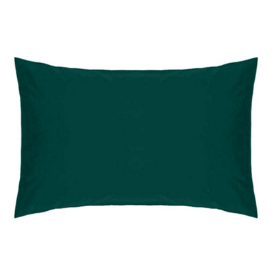 Belledorm Easycare Percale Housewife Pillowcase Forest (One Size) from B&Q