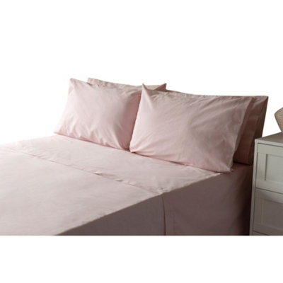 Belledorm Housewife Pillowcase (Pack Of 2) Blush (51Cm X 76Cm) from B&Q
