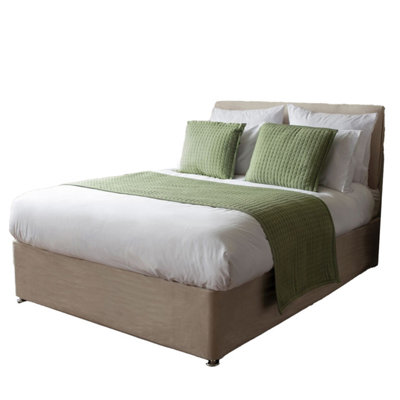 Belledorm Crompton Quilted Bed Runner Sage (220Cm X 70Cm) from B&Q