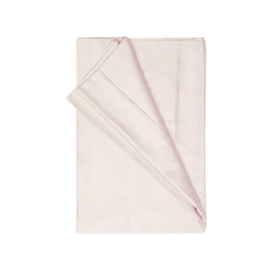 Belledorm Egyptian Cotton Plain Flat Sheet Ivory (Single) from B&Q