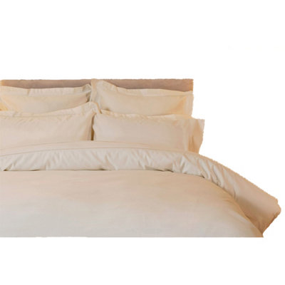 Belledorm Embroidered Ail Egyptian Cotton Pillowcase Ivory (75Cm X 50Cm) from B&Q