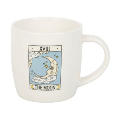 Something Different Tarot The Moon Mug White (One Size) from B&Q