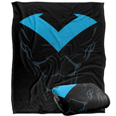 DC comics Batman Suit Nightwing Blanket Multicoloured (One Size) from B&Q