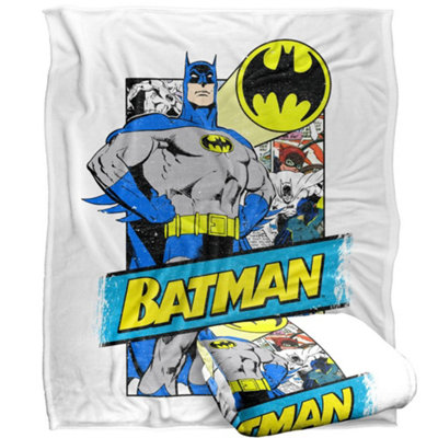 DC comics Batman Comic Blanket Multicoloured (One Size) from B&Q