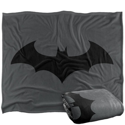 DC comics Batman Logo Blanket Multicoloured (One Size) from B&Q