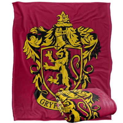 Harry Potter Gryffindor Crest Blanket Multicoloured (One Size)