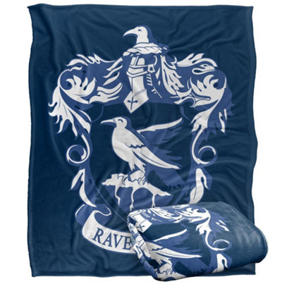 Harry Potter Ravenclaw Crest Blanket Multicoloured (One Size) from B&Q