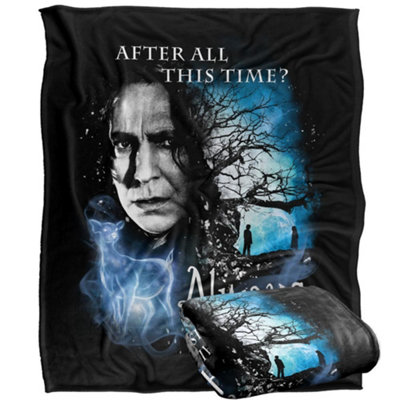 Harry Potter Always Snape Blanket Multicoloured (One Size) from B&Q