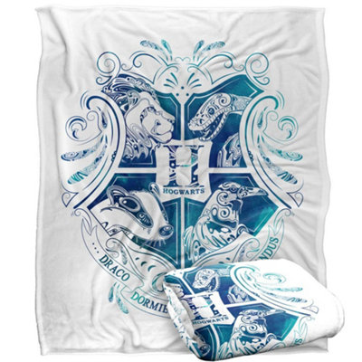 B&Q -  Hogwarts Abstract Blanket Multicoloured (One Size)