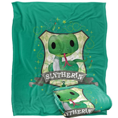 Harry Potter Slytherin Cute Blanket Multicoloured (One Size) from B&Q