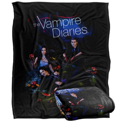 Vampire Diaries Group Shot Blanket Multicoloured (One Size) from B&Q