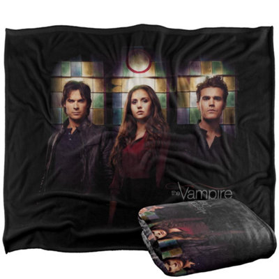 Vampire Diaries Group Pose Blanket Multicoloured (One Size) from B&Q