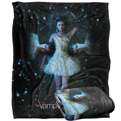 Vampire Diaries Glitter Blanket Multicoloured (One Size) from B&Q