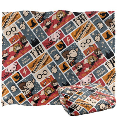 B&Q -  Chibi Characters Blanket Multicoloured (One Size)