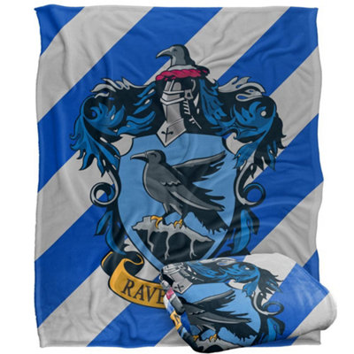 Harry Potter Ravenclaw Striped Blanket Multicoloured (One Size) from B&Q