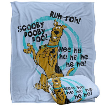 Scooby Doo Quotes Blanket Multicoloured (One Size) from B&Q