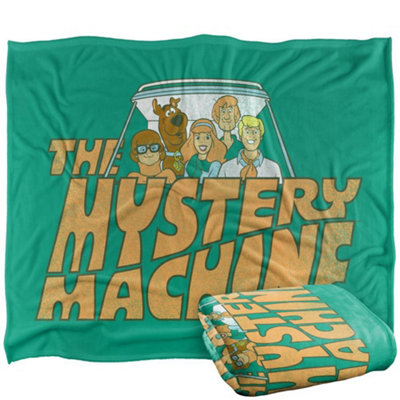Scooby Doo The Mystery Machine Group Shot Blanket Multicoloured (One Size) from B&Q