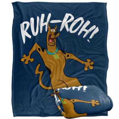 Scooby Doo Ruh Roh Blanket Multicoloured (One Size) from B&Q