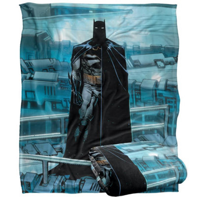 DC comics Batman Pose Blanket Multicoloured (One Size) from B&Q