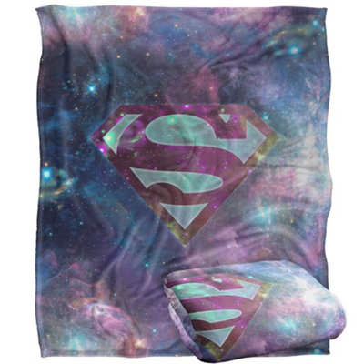 DC comics Superman Space Blanket Multicoloured (One Size) from B&Q