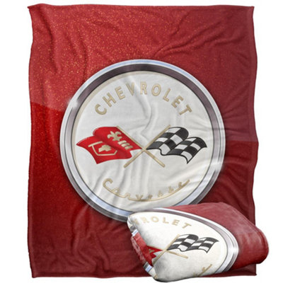  - Chevrolet Corvette Logo Blanket Multicoloured (One Size)