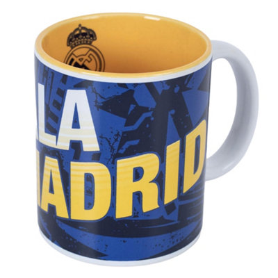 Real Madrid Cf Hala Madrid Mug Blue/yellow (One Size) from B&Q