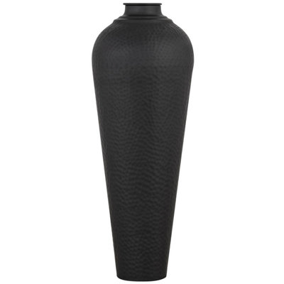 B&Q -  Hammered Vase Black (80Cm X 31Cm X 31Cm)