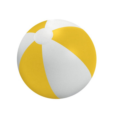 Midocean Playtime Inflatable Beach Ball Yellow (One Size) from B&Q