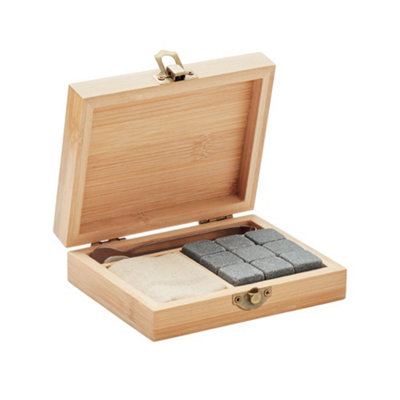 Midocean Dundalk Stone Reusable Ice Cubes (Pack Of 9) Wood (One Size) from B&Q