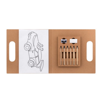 Midocean Folder2 Go Colouring Set Beige (One Size) from B&Q