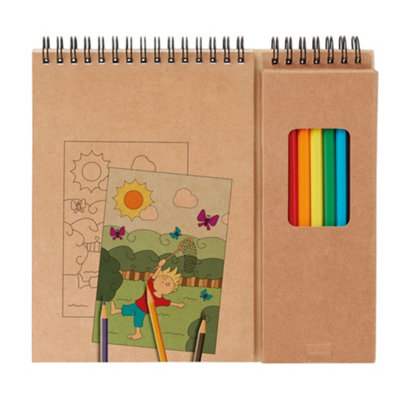 Midocean Colopad Colouring Set Beige (One Size) from B&Q