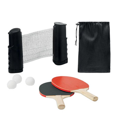 Midocean Ping Pong Table Tennis Set Black (One Size) from B&Q