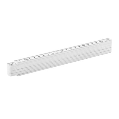 Midocean Folding Ruler White (One Size) from B&Q