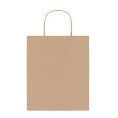 Midocean Paper Tone Paper Gift Bag Beige (32Cm X 25Cm X 11Cm) from B&Q
