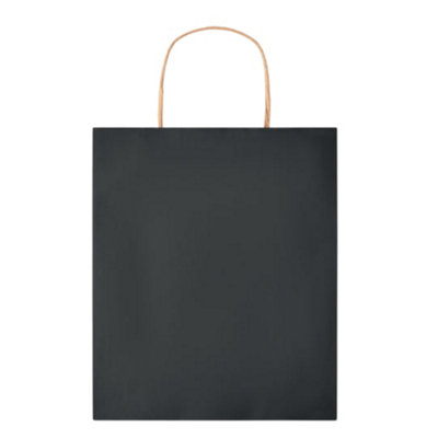 Midocean Paper Tone Paper Gift Bag Black (32Cm X 25Cm X 11Cm) from B&Q